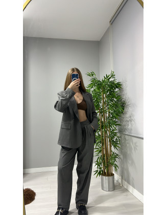 GRİ BLAZER TAKIM